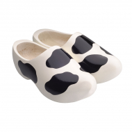 Cow Print Wooden Shoes