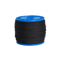 Black Polyester Braided Cords